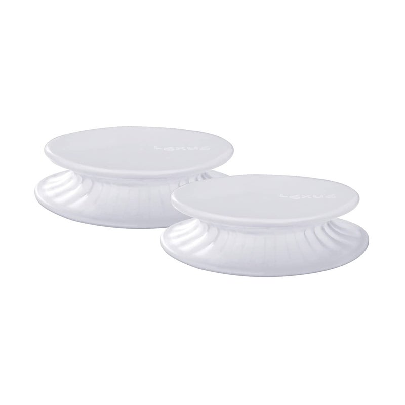 Lekue L?ku? Stretch Top Conserving Lid  Platinum Silicone  White  8.5 cm  Clear  3.3"" (3401200B04U017) - Image 1